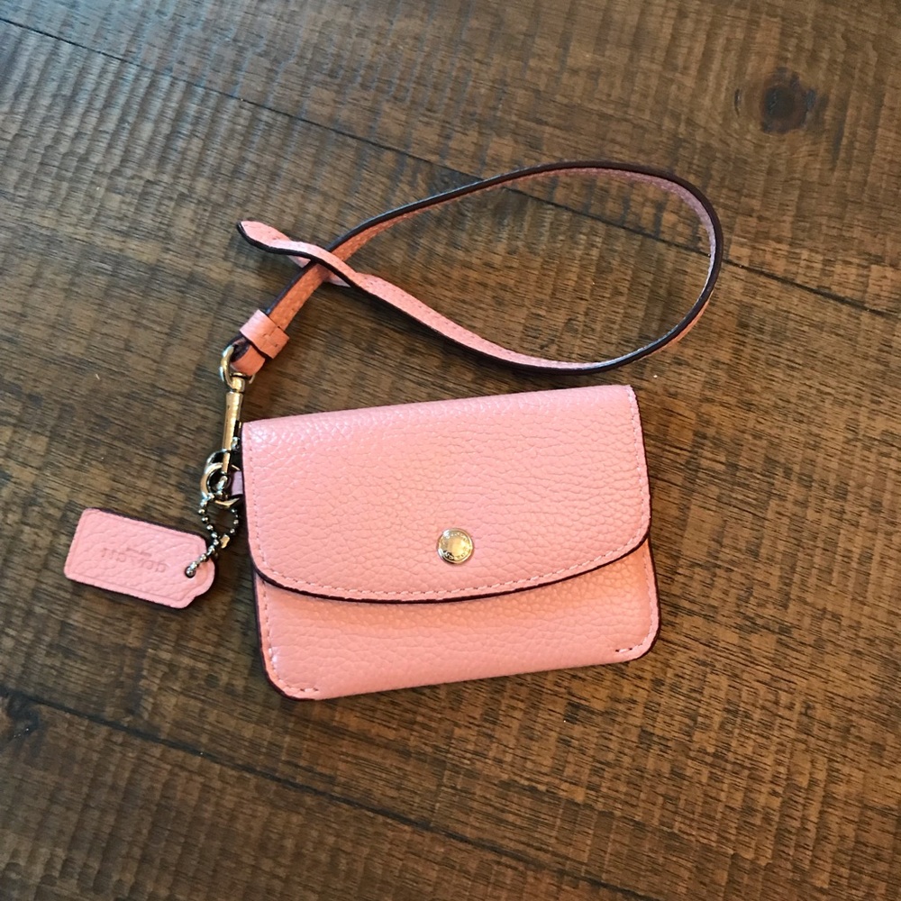Coach card holder/ bag charm
